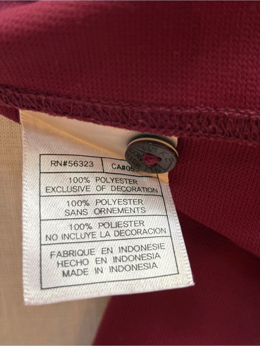 Nike Men's Maroon Texas A&M Aggies Polo XL - Picture 6 of 8